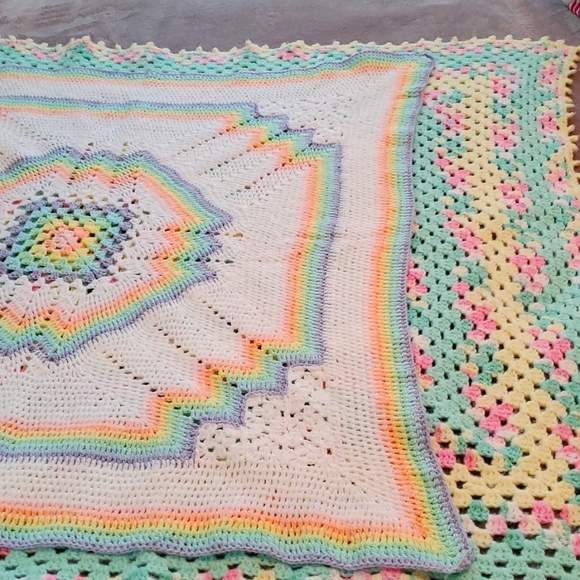 Handmade Beautiful 2-Baby Blankets Unisex